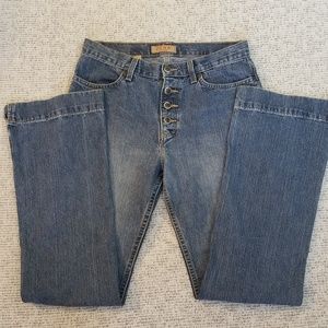 Vintage 80's Style Zena Button Fly Jeans